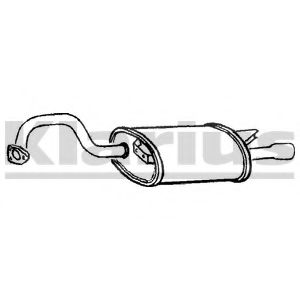 Глушитель выхлопных газов конечный KLARIUS CL249Q