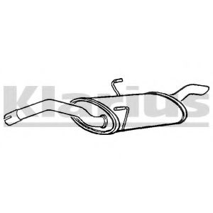 Глушитель выхлопных газов конечный KLARIUS CN449G