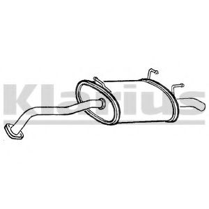 Глушитель выхлопных газов конечный KLARIUS DN599C