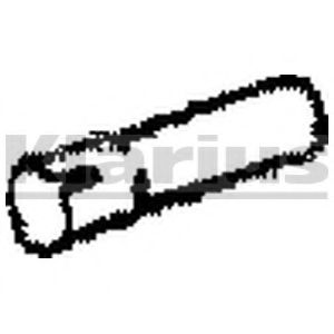 Труба выхлопного газа ERNST 312592