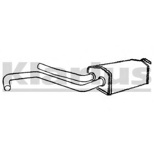 Средний глушитель выхлопных газов BOSAL 154011