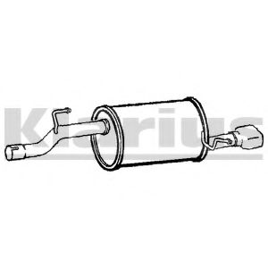 Глушитель выхлопных газов конечный KLARIUS FT836H