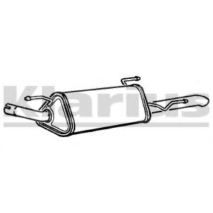 Глушитель выхлопных газов конечный KLARIUS GM277V