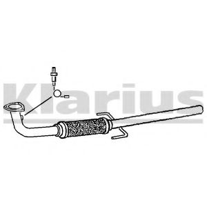 Труба выхлопного газа KLARIUS GM529A