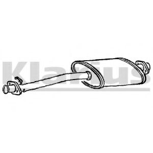 Средний глушитель выхлопных газов KLARIUS LR149D