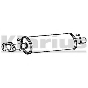 Средний глушитель выхлопных газов KLARIUS LR153X