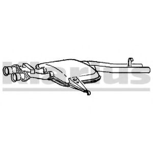 Средний глушитель выхлопных газов KLARIUS MZ227K