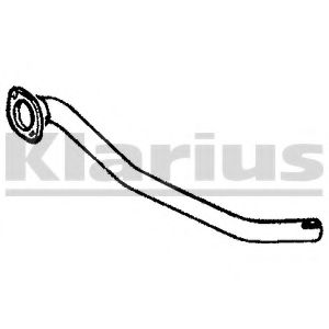 Труба выхлопного газа KLARIUS PG128J
