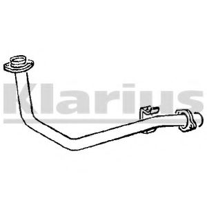 Труба выхлопного газа KLARIUS RN402K