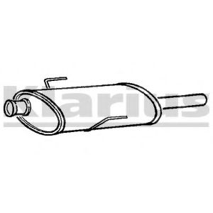 Средний глушитель выхлопных газов KLARIUS RN717X