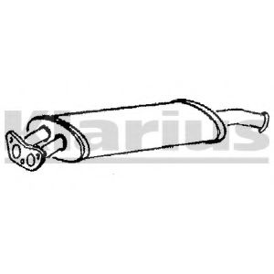 Средний глушитель выхлопных газов KLARIUS VO237G