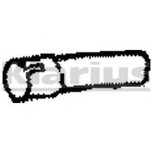 Труба выхлопного газа KLARIUS VO263T