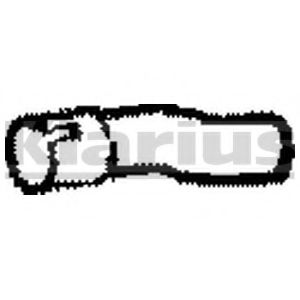 Труба выхлопного газа KLARIUS VO317M