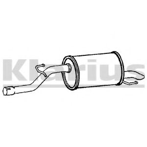 Глушитель выхлопных газов конечный KLARIUS 210923