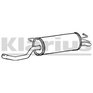 Глушитель выхлопных газов конечный KLARIUS 240799