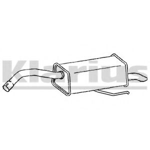 Глушитель выхлопных газов конечный KLARIUS RN904X