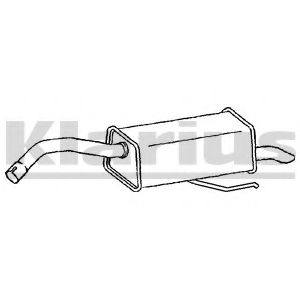 Глушитель выхлопных газов конечный KLARIUS 221003