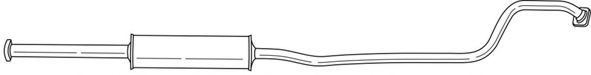Средний глушитель выхлопных газов SIGAM 38436