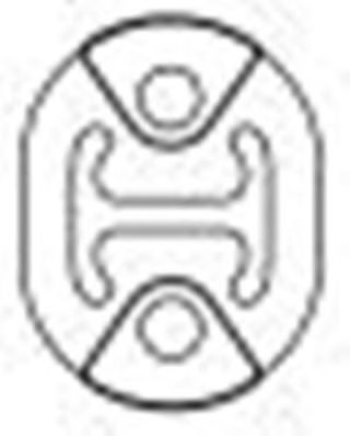 Кронштейн, система выпуска ОГ SIGAM 024017