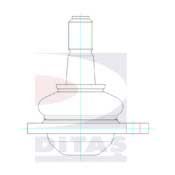 Несущий / направляющий шарнир DITAS A2-1095