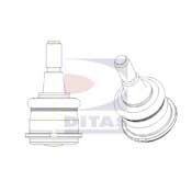 Несущий / направляющий шарнир FEBI BILSTEIN 9691