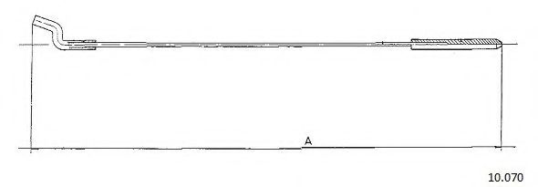 Тросик газа CABOR 10070