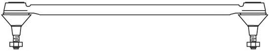 Поперечная рулевая тяга FRAP 100