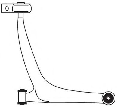 Рычаг независимой подвески колеса, подвеска колеса FRAP 2832