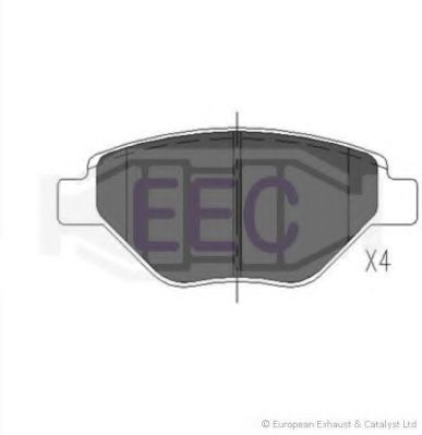 Комплект тормозных колодок, дисковый тормоз EEC BRP1305