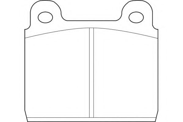 Комплект тормозных колодок, дисковый тормоз WAGNER WBP20011B