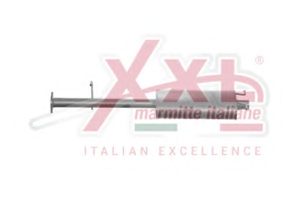 Средний / конечный глушитель ОГ XXLMARMITTEITALIANE F1008