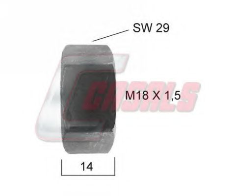 Гайка крепления колеса CASALS 21339