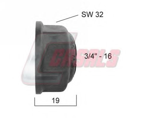 Гайка крепления колеса CASALS 21346