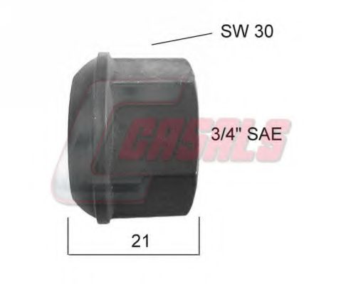 Гайка крепления колеса CASALS 21471