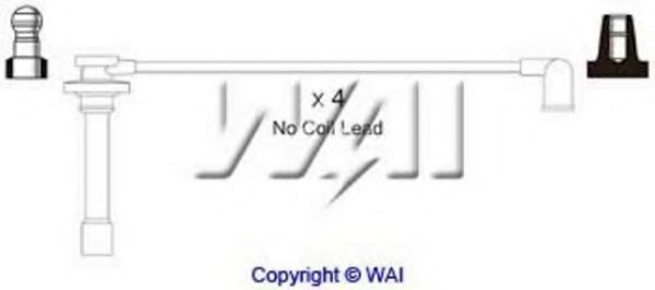 Комплект проводов зажигания WAIglobal SL676