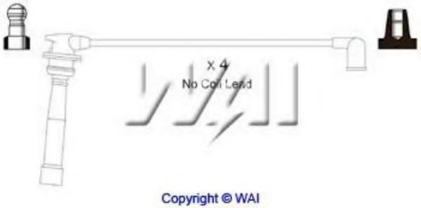 Комплект проводов зажигания WAIglobal SL725