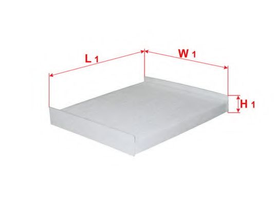 Фильтр, воздух во внутренном пространстве SAKURA  Automotive CA-28310