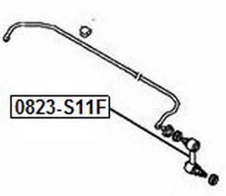Тяга / стойка, стабилизатор ASVA 0823-S11F