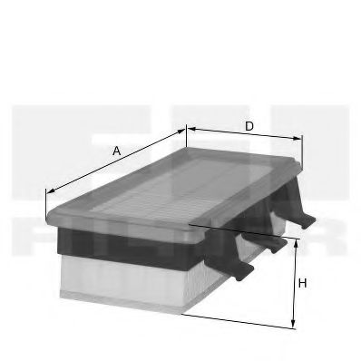 Воздушный фильтр FIL FILTER HP 2051