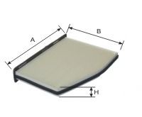 Фильтр, воздух во внутренном пространстве GOODWILL AG 257 CF