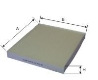 Фильтр, воздух во внутренном пространстве GOODWILL AG 512 CF