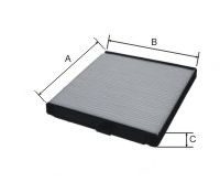 Фильтр, воздух во внутренном пространстве GOODWILL AG 629 CF