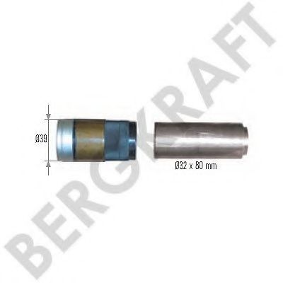 Ремкомплект, тормозной суппорт BERGKRAFT BK1600221AS