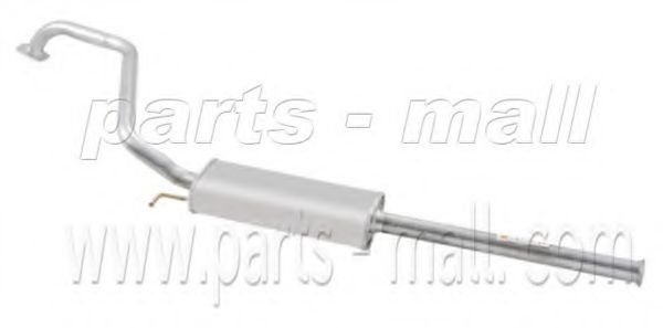 Средний глушитель выхлопных газов PARTS-MALL PYA-096
