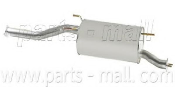 Средний глушитель выхлопных газов PARTS-MALL PYA-155