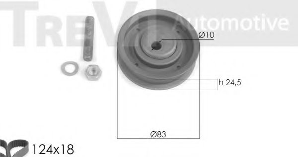 Комплект ремня ГРМ TREVI AUTOMOTIVE KD1263