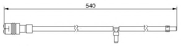 Сигнализатор, износ тормозных колодок BREMSI WI0545
