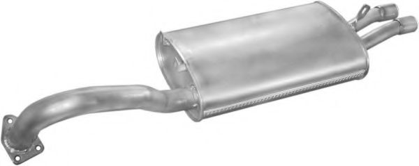 Глушитель выхлопных газов конечный POLMO 14134