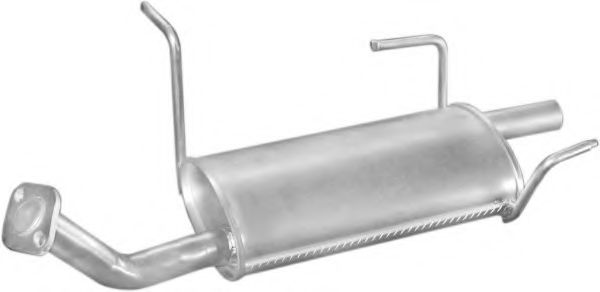 Глушитель выхлопных газов конечный POLMO 1590