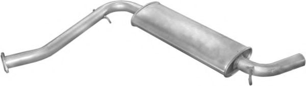 Средний глушитель выхлопных газов BOSAL 200935